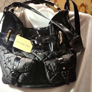 Burberry Black Quilted Shoulder Bag
